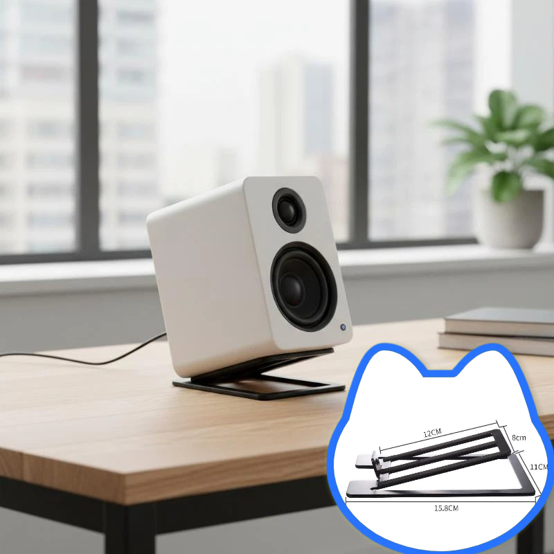 Home Cinema Rack - Anti-Vibration Speaker Stand 2Pcs - Desktop