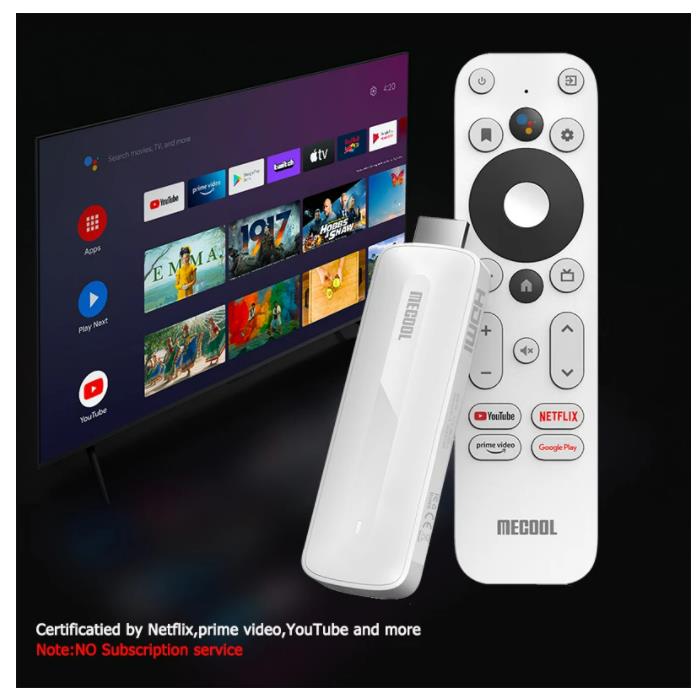 Home Cinema Media Player - MECOOL KD5 Android 11 TV Stick