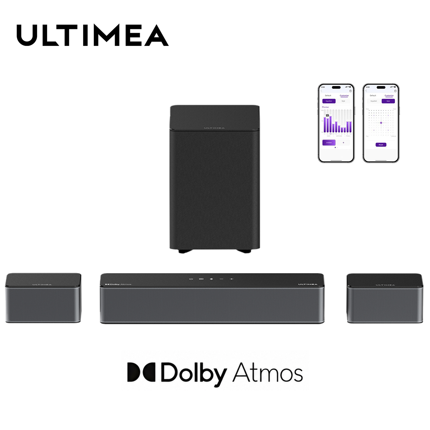 Home Cinema Dolby Atmos - ULTIMEA Poseidon M4T Soundbar 5.1 Channel
