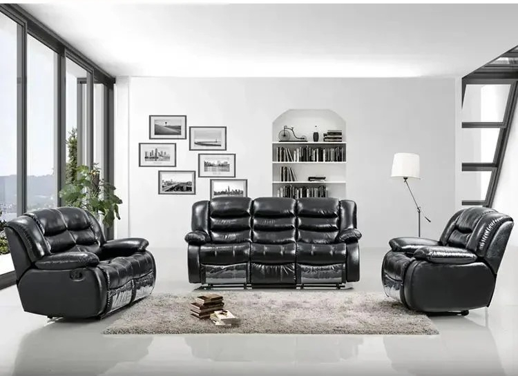 Home Cinema Chairs - Genuine Leather Sofa Living Room Set