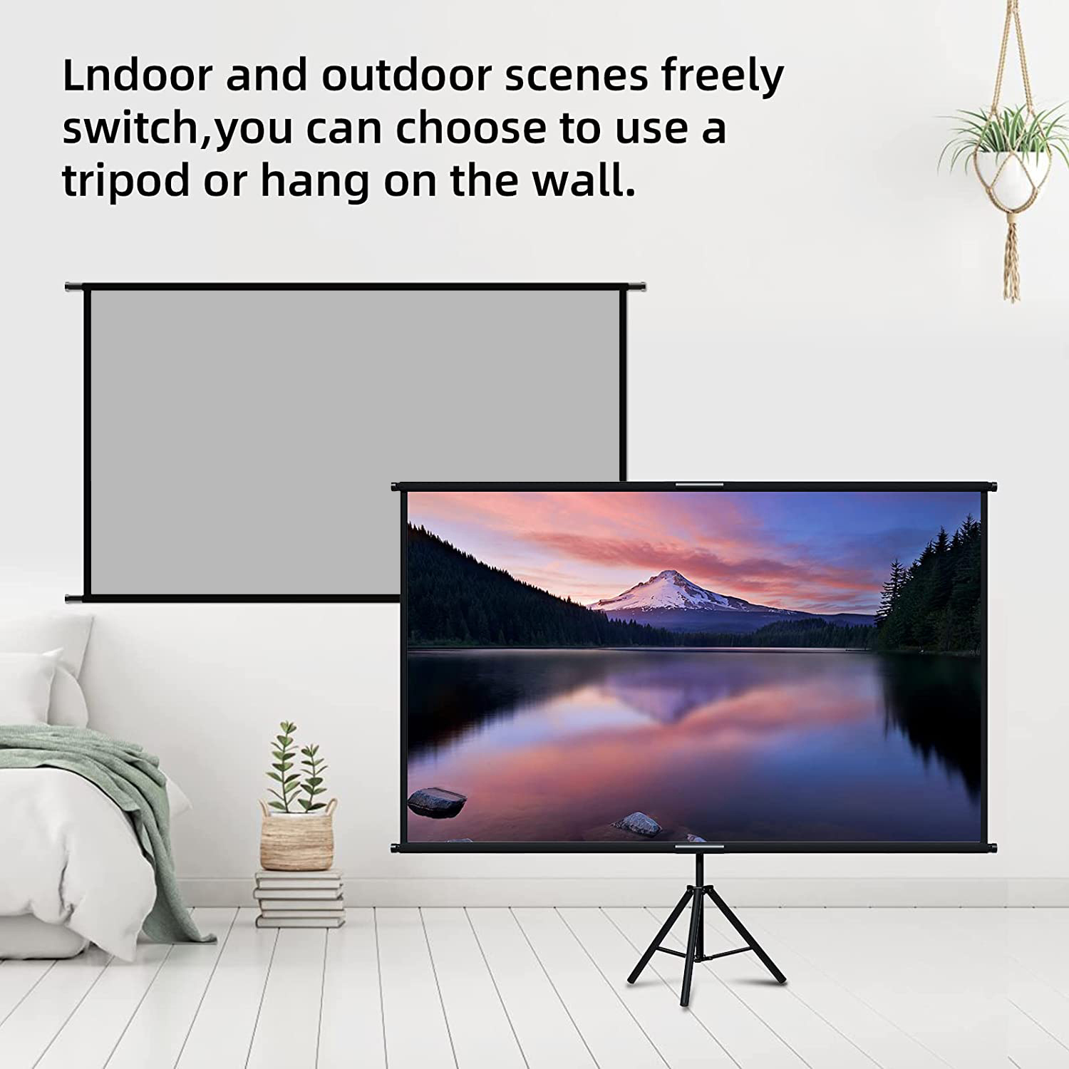 VEIDADZ Projector Screen With  - Home Cinema Rack recensione e prezzo