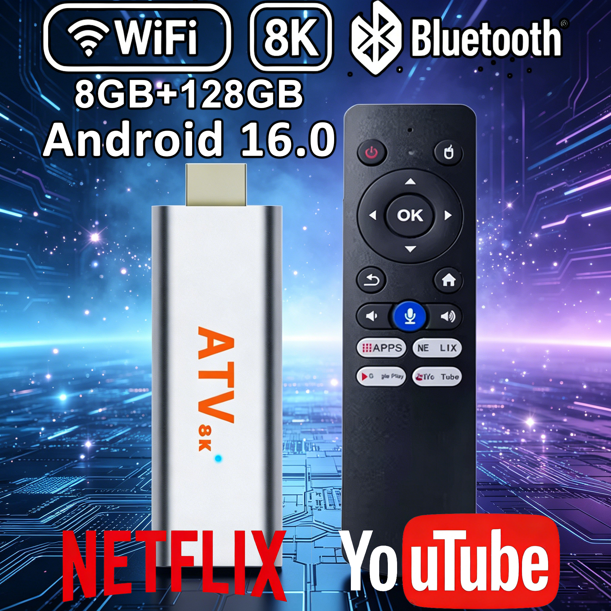 Q15 Android 16 TV Stick H313 M - Home Cinema Media Player recensione e prezzo