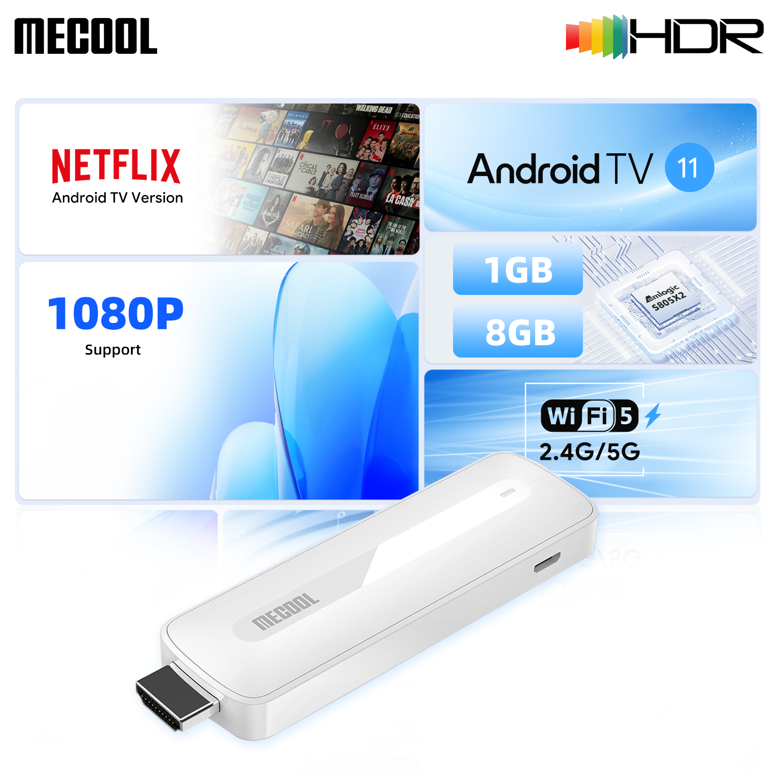 MECOOL KD5 TV Stick with  1G D - Home Cinema Media Player recensione e prezzo