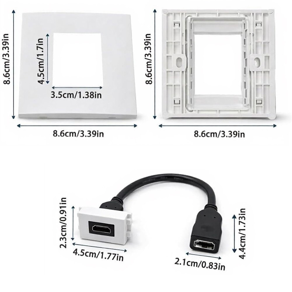 Dual Port Wall Plate with Pigt - Home Cinema Gaming recensione e prezzo