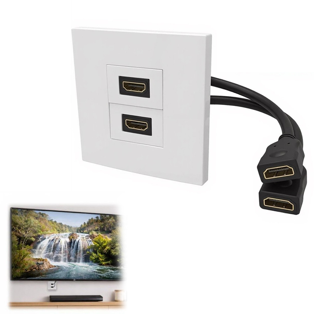 Dual Port Wall Plate with Pigt - Home Cinema Gaming recensione e prezzo