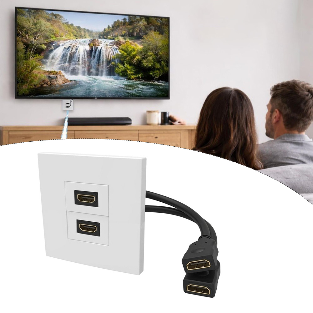 Dual Port Wall Plate with Pigt - Home Cinema Gaming recensione e prezzo