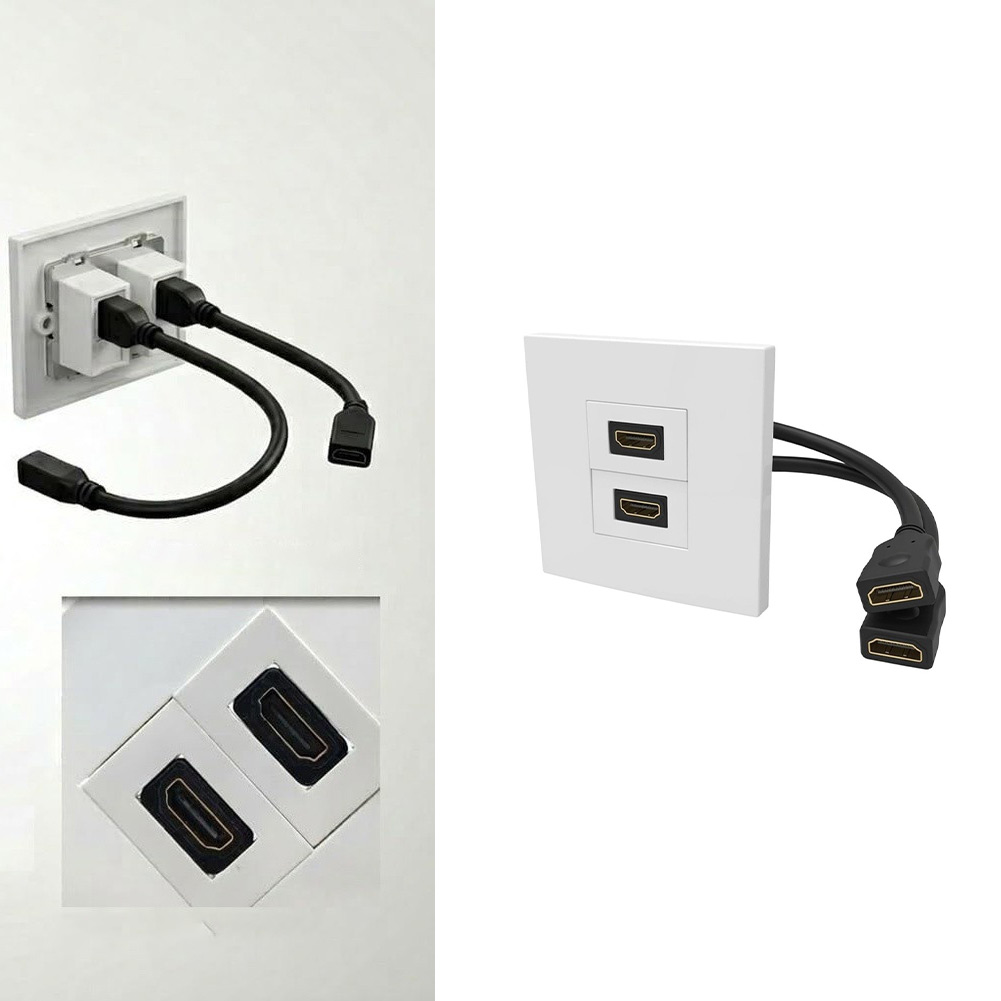 Dual Port Wall Plate with Pigt - Home Cinema Gaming recensione e prezzo