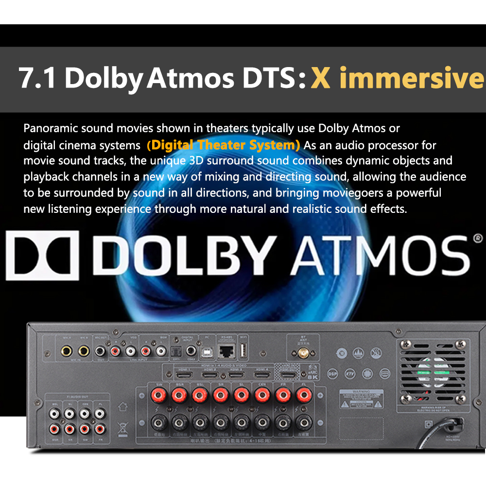 7.1 channel home theater ampli - Home Cinema Dolby Atmos recensione e prezzo