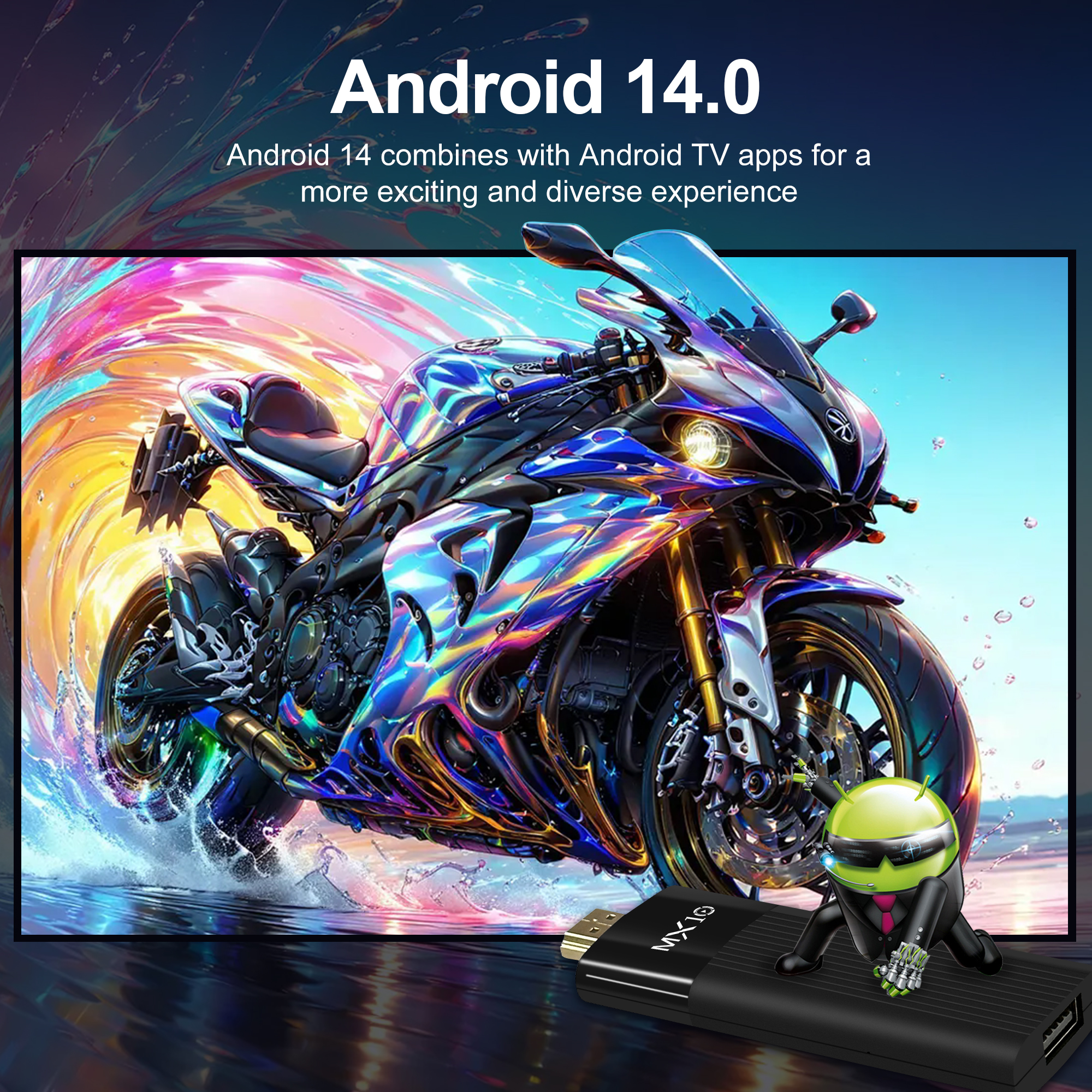 Versión en vivo de Android 14  - 4K Media Player recensione e prezzo