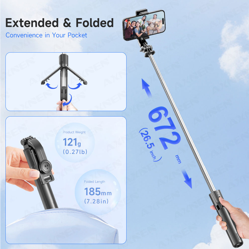 Selfie Stick Tripod with Detac - Smart Tv Stick recensione e prezzo