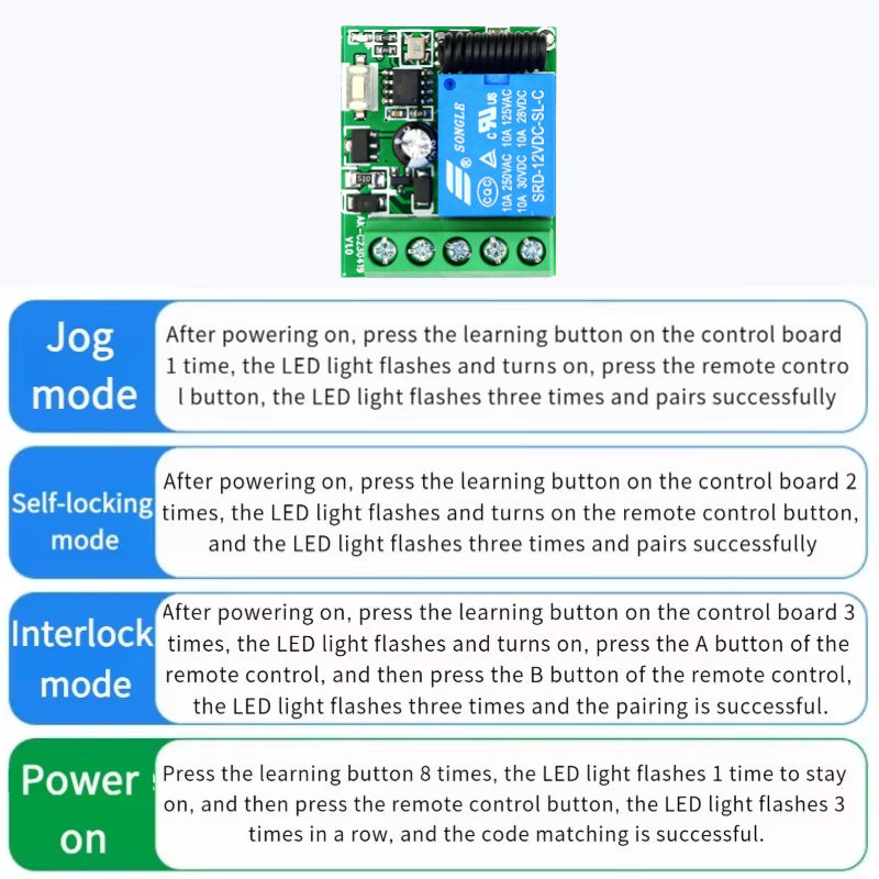 433MHz DIY Wireless Switch DC  - Home Cinema Diy recensione e prezzo