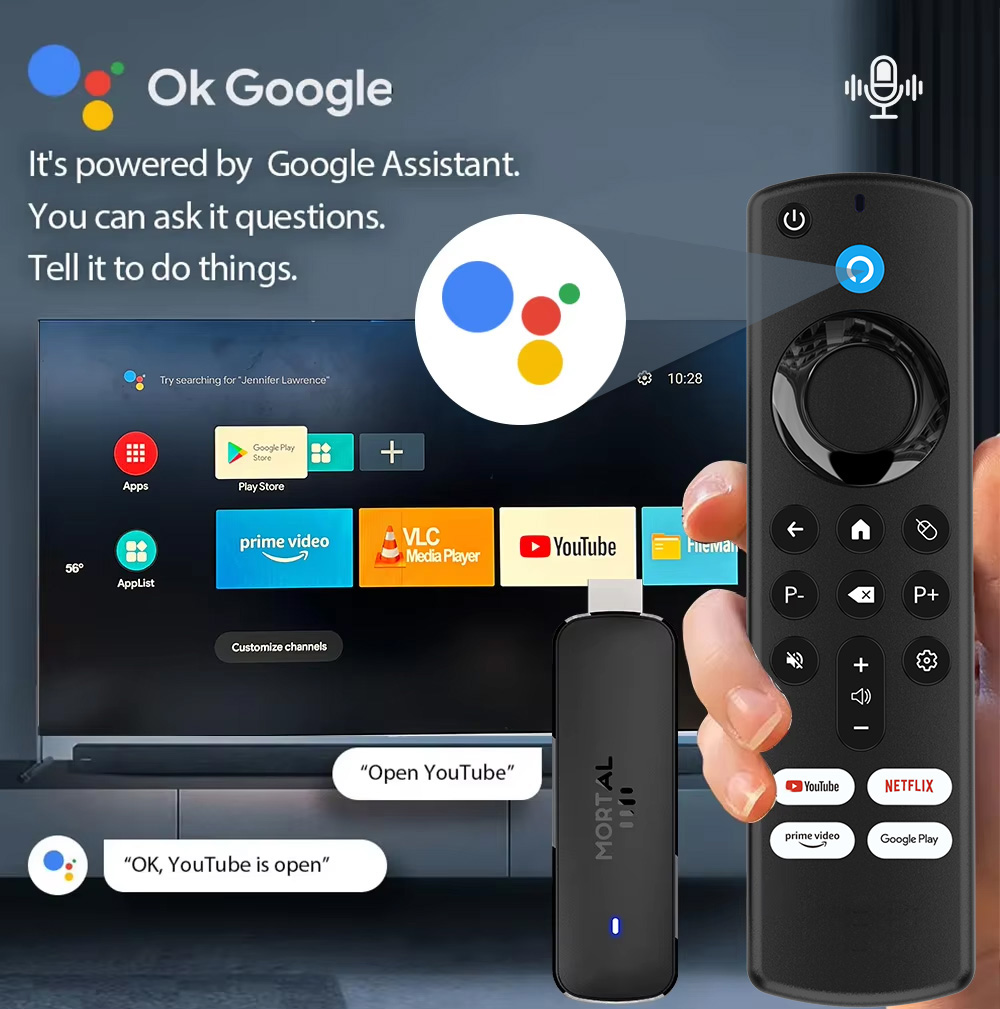 Hot TV Stick Q8 Voice Remote D - Home Cinema Media Player recensione e prezzo