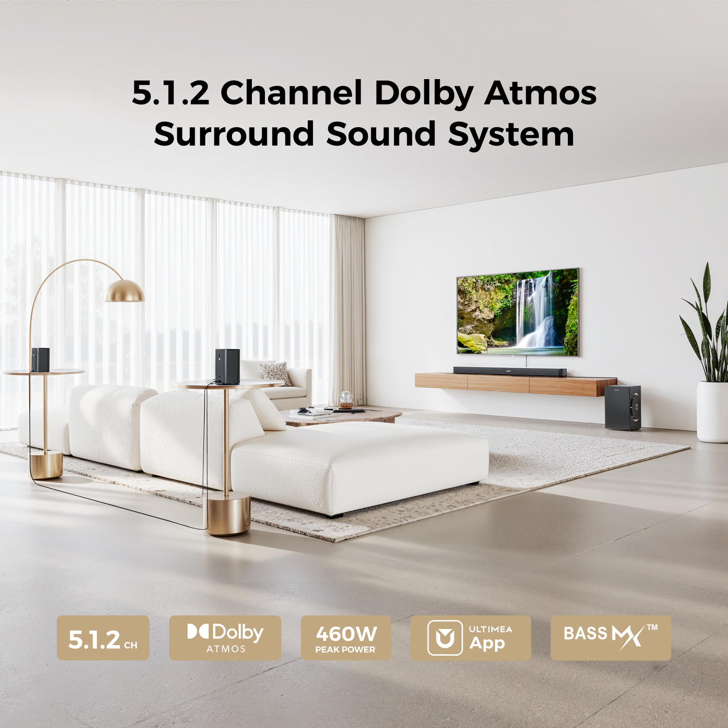 ULTIMEA Skywave F40 Boom 5.1.2 - Home Cinema Dolby Atmos recensione e prezzo