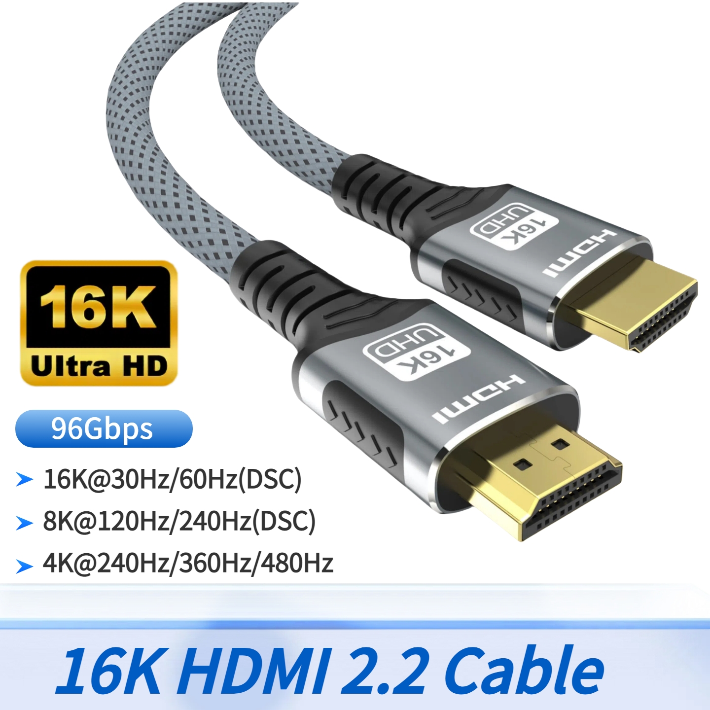 16K HDMI 2.2 Cable 96Gbps 8K@1 - Home Cinema Gaming recensione e prezzo