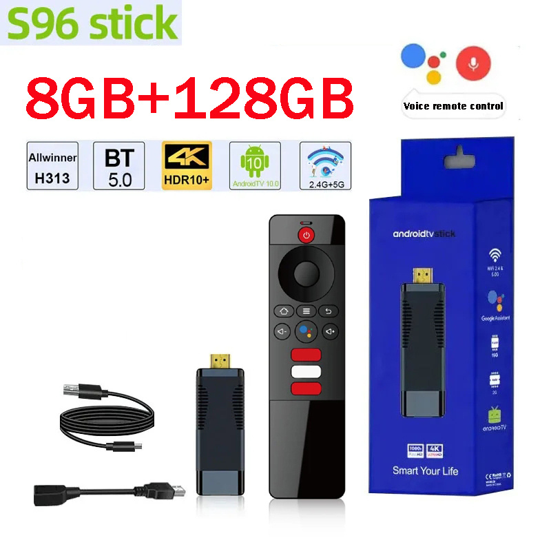 S96 TV Stick AllWinner H313 Du - 4K Media Player recensione e prezzo