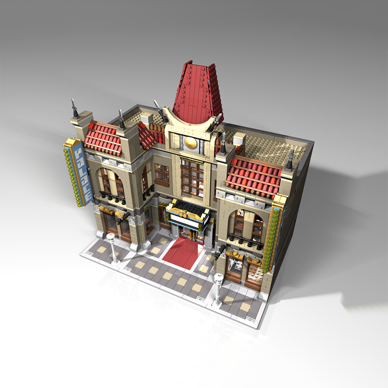 3486PCS MOC Street View Chines - Home Cinema Diy recensione e prezzo