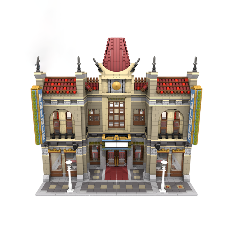 3486PCS MOC Street View Chines - Home Cinema Diy recensione e prezzo