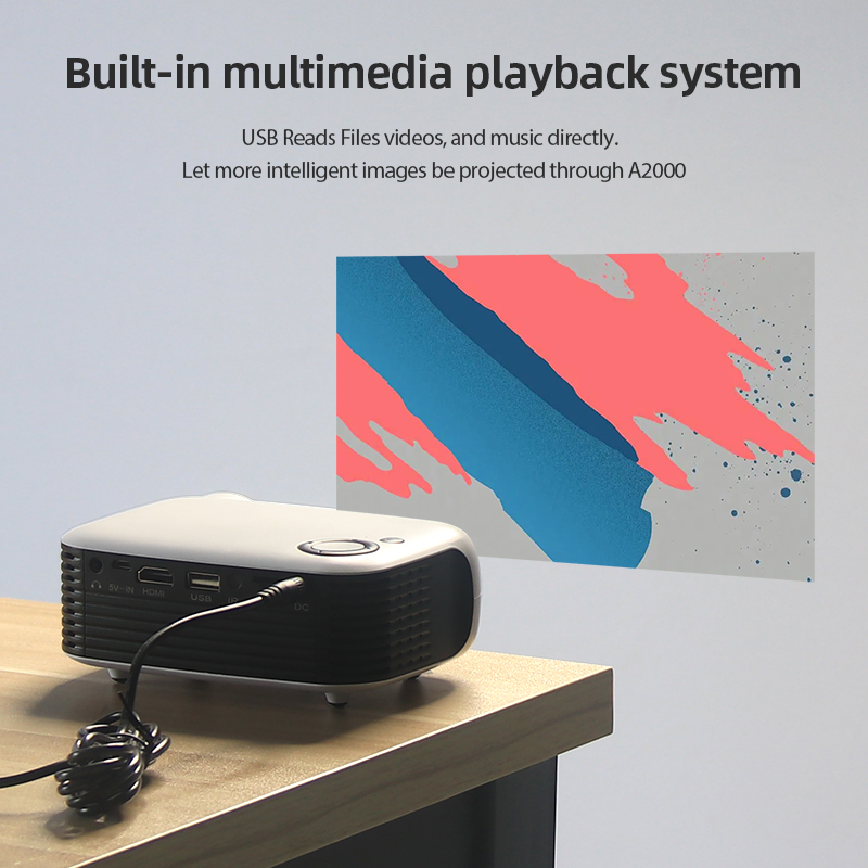 A2000 Mini Projector Portable  - Home Cinema Gaming recensione e prezzo