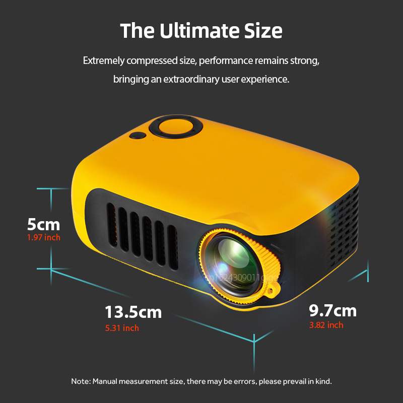 A2000 Mini Projector Portable  - Home Cinema Gaming recensione e prezzo