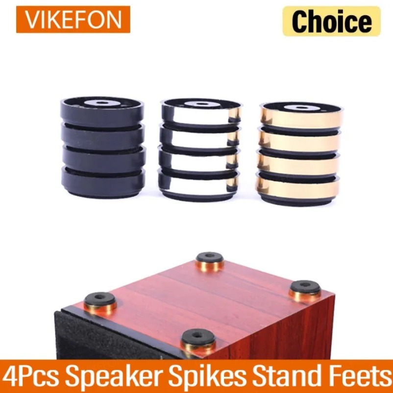 VIKEFON 4Pcs Speaker Spikes St - Home Cinema Rack recensione e prezzo