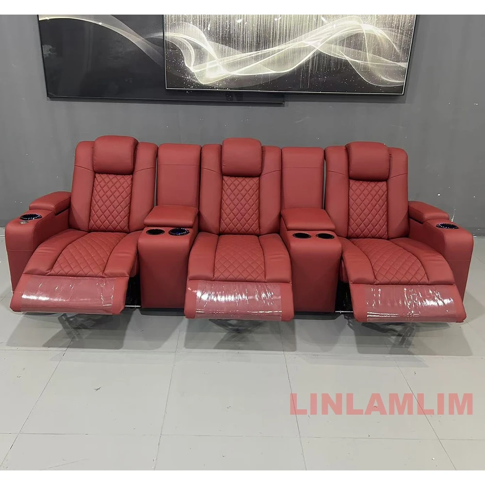 Linlamlim Luxury 3-Seat Reclin - Home Cinema Chairs recensione e prezzo