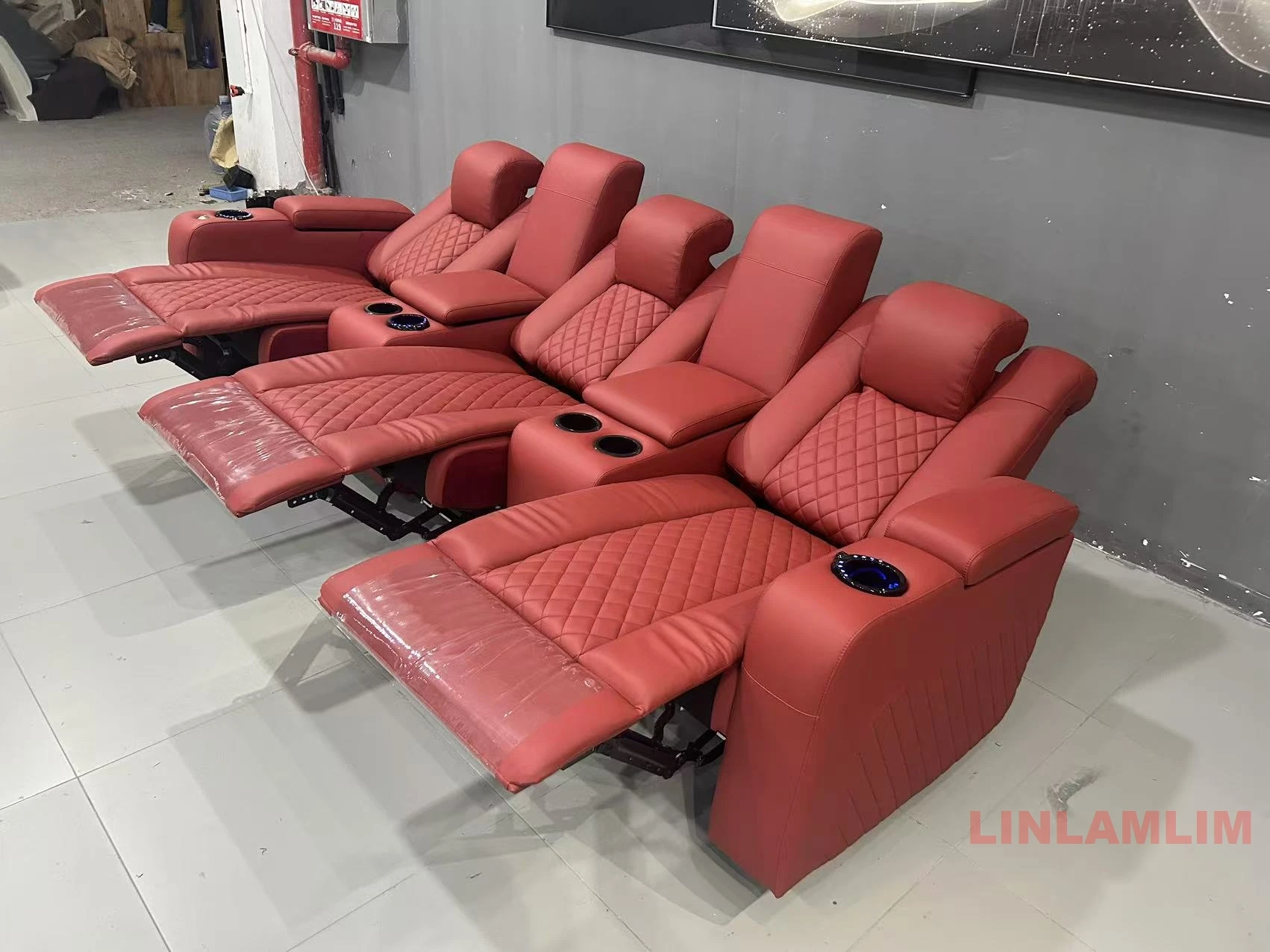 Linlamlim Luxury 3-Seat Reclin - Home Cinema Chairs recensione e prezzo