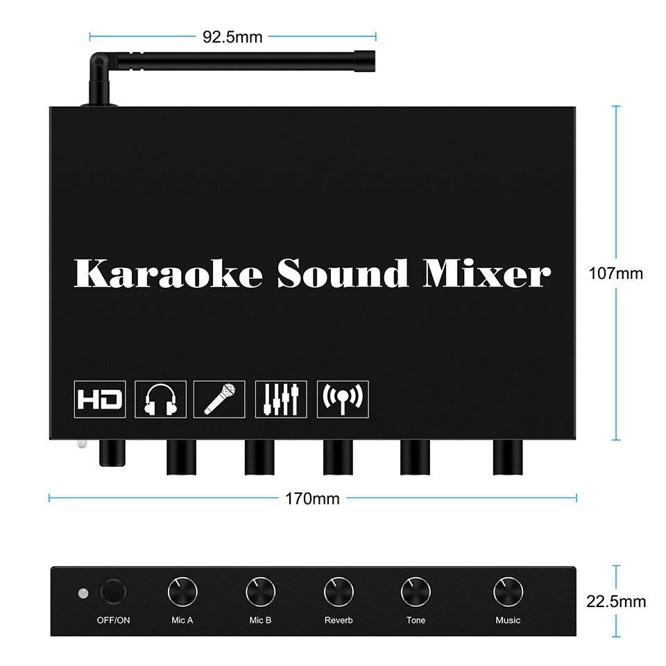 HDMI Karaoke Player Mixer Home - Home Cinema Sound System recensione e prezzo