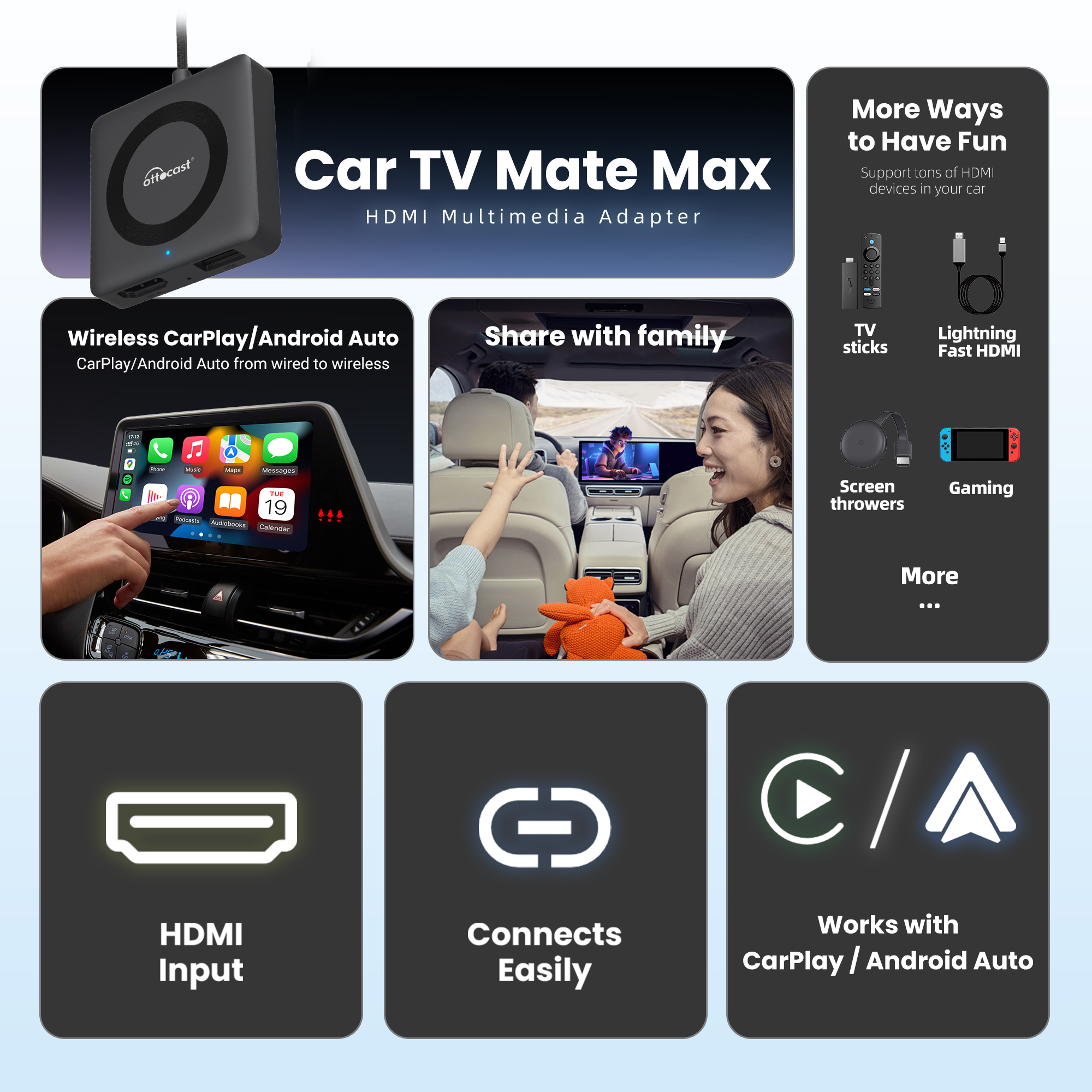 Ottocast Car TV Mate Pro Max W - Smart Tv Stick recensione e prezzo
