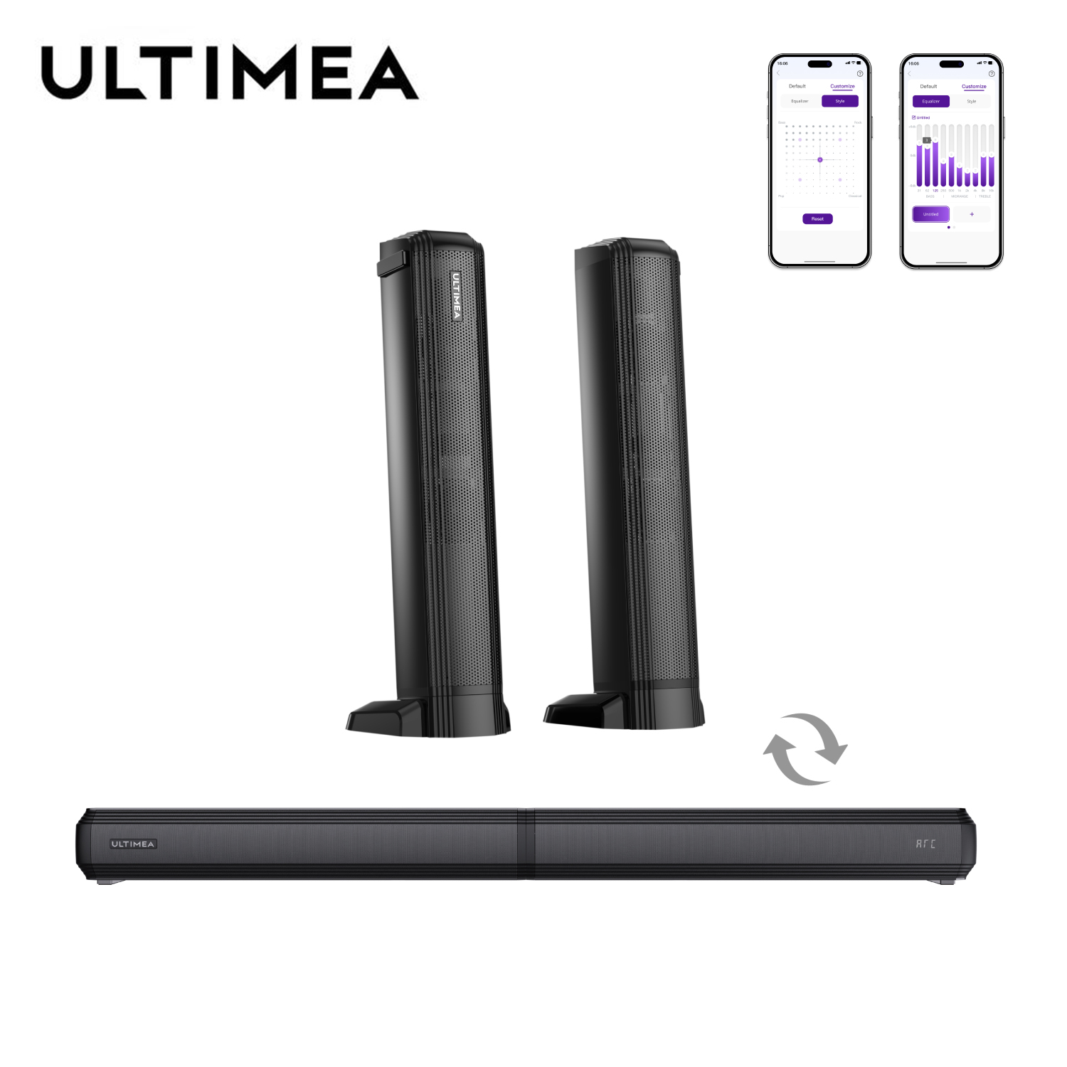 ULTIMEA 2.2ch Sound Bar for Sm - Home Cinema Dolby Atmos recensione e prezzo