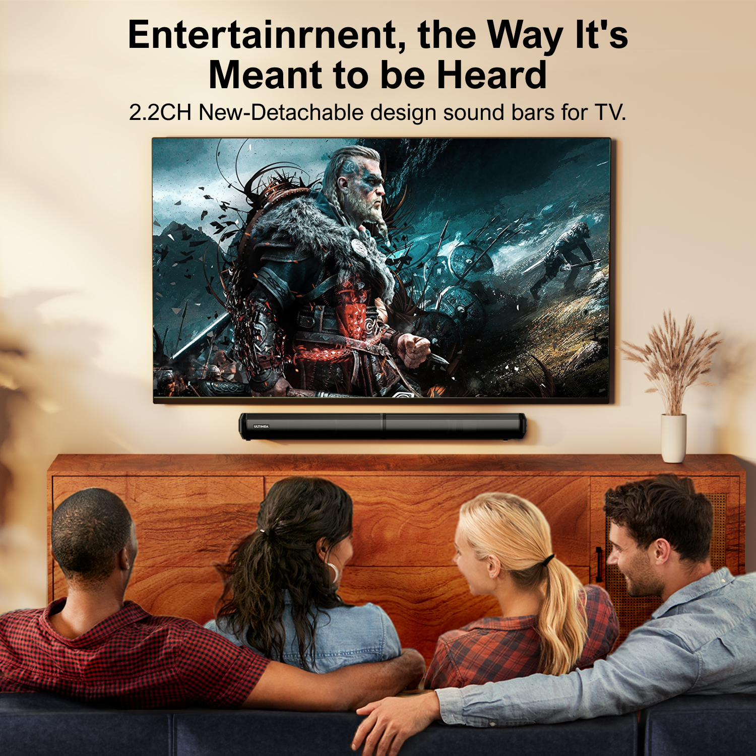 ULTIMEA 2.2ch Sound Bar for Sm - Home Cinema Dolby Atmos recensione e prezzo