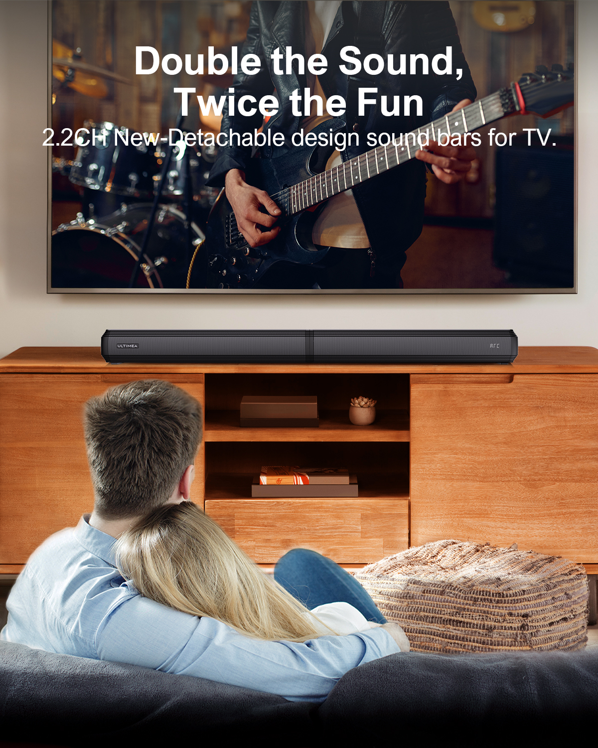 ULTIMEA 100W 2.2ch TV Sound Ba - Home Cinema Decor recensione e prezzo