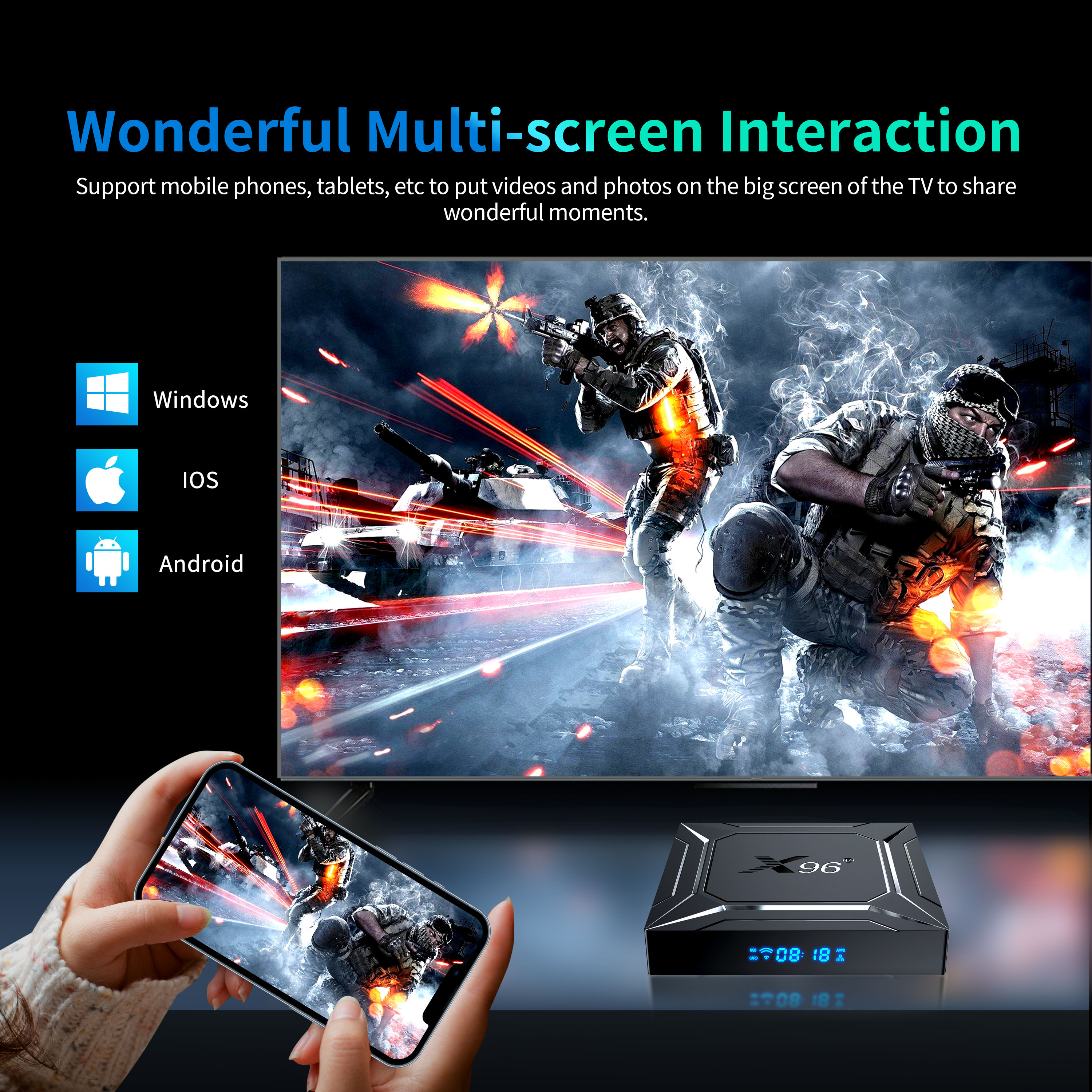 Official 4K Smart tv box X96 M - Home Cinema Dolby Atmos recensione e prezzo
