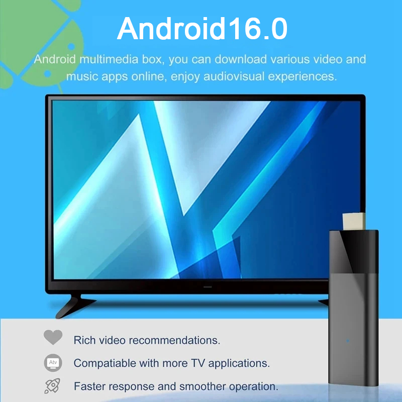 4K Android 16 TV Stick Smart T - 4K Media Player recensione e prezzo