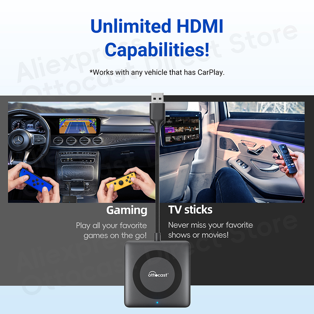 Wireless CarPlay Android Auto  - Smart Tv Stick recensione e prezzo