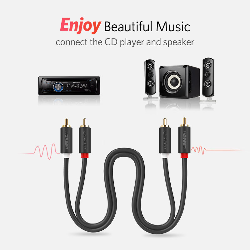 UGREEN 2RCA to 2 RCA Male to M - Home Cinema Sound System recensione e prezzo