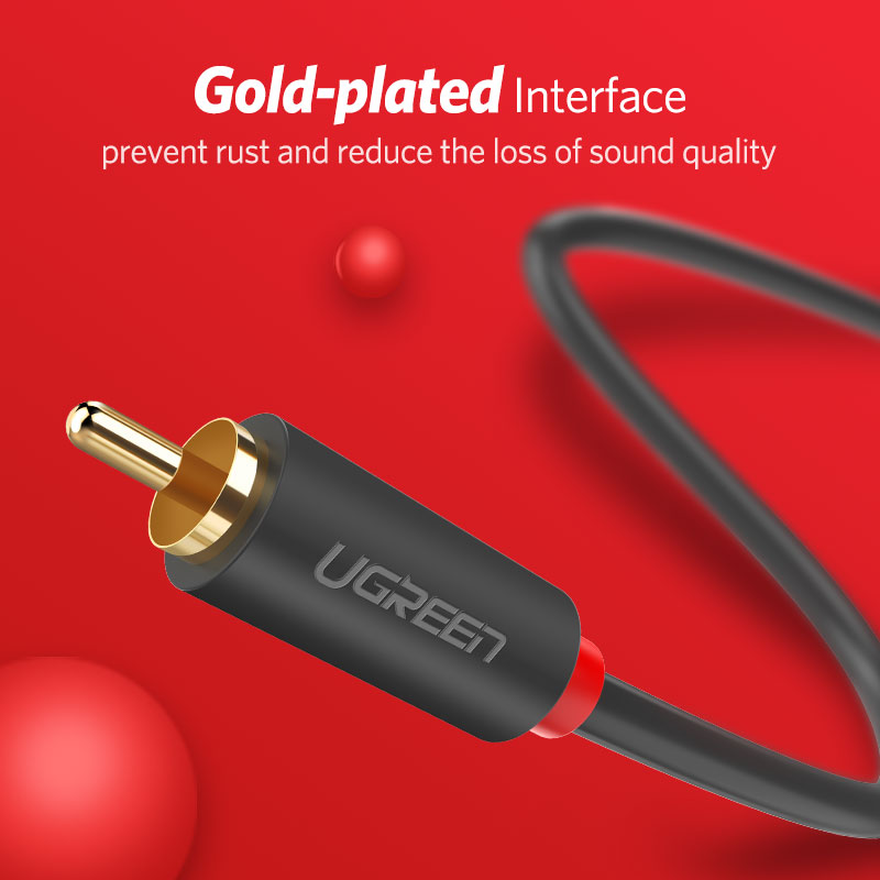 UGREEN 2RCA to 2 RCA Male to M - Home Cinema Sound System recensione e prezzo