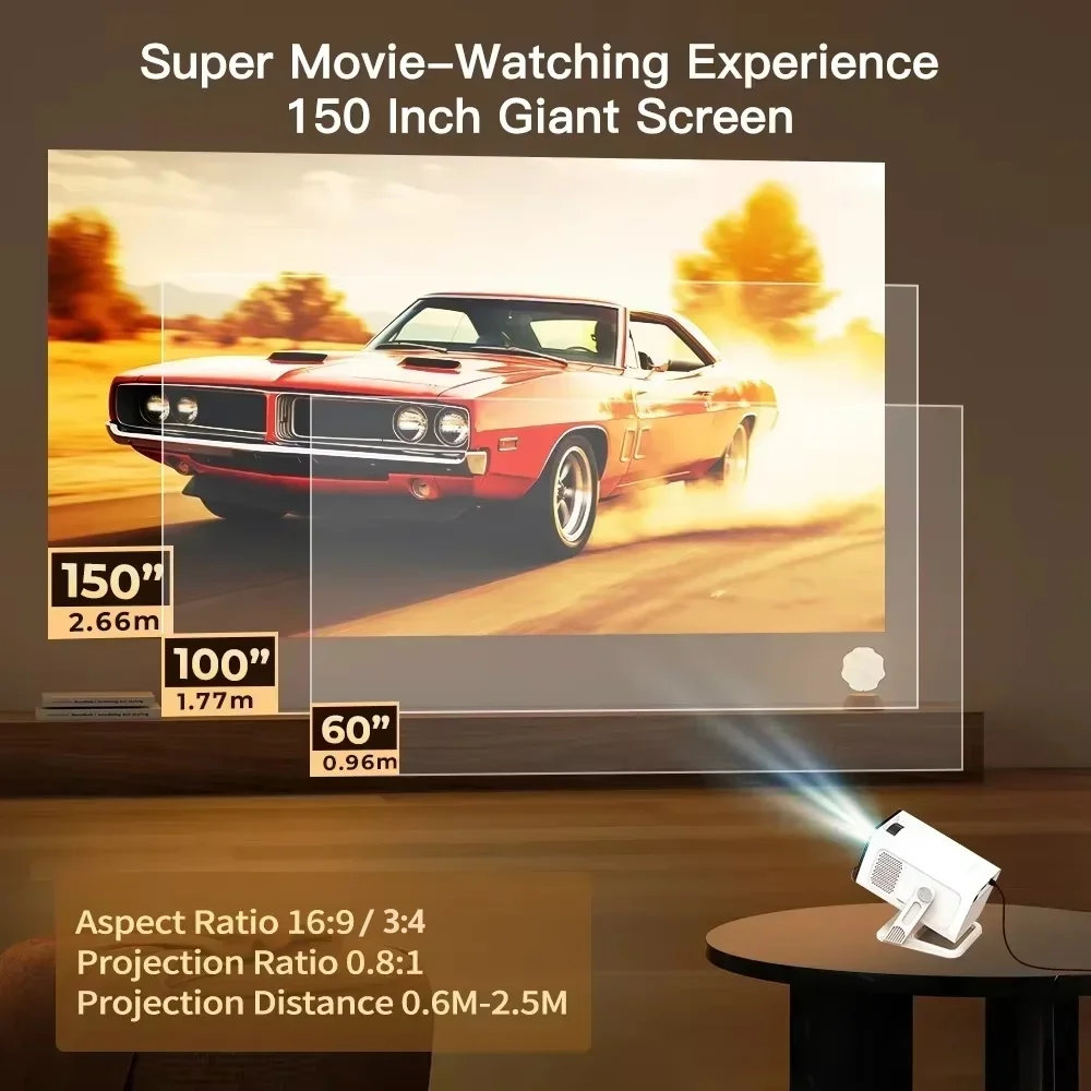 Mini Projector with Wifi6 and  - Home Cinema Rack recensione e prezzo