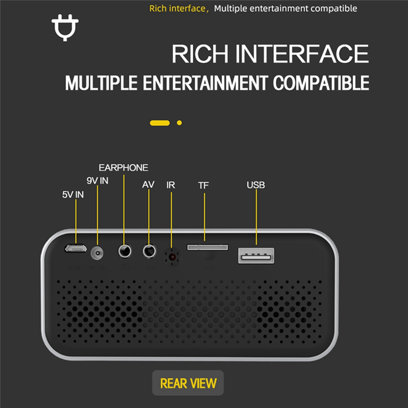 Portable Mini Projector Home T - Home Cinema Media Player recensione e prezzo