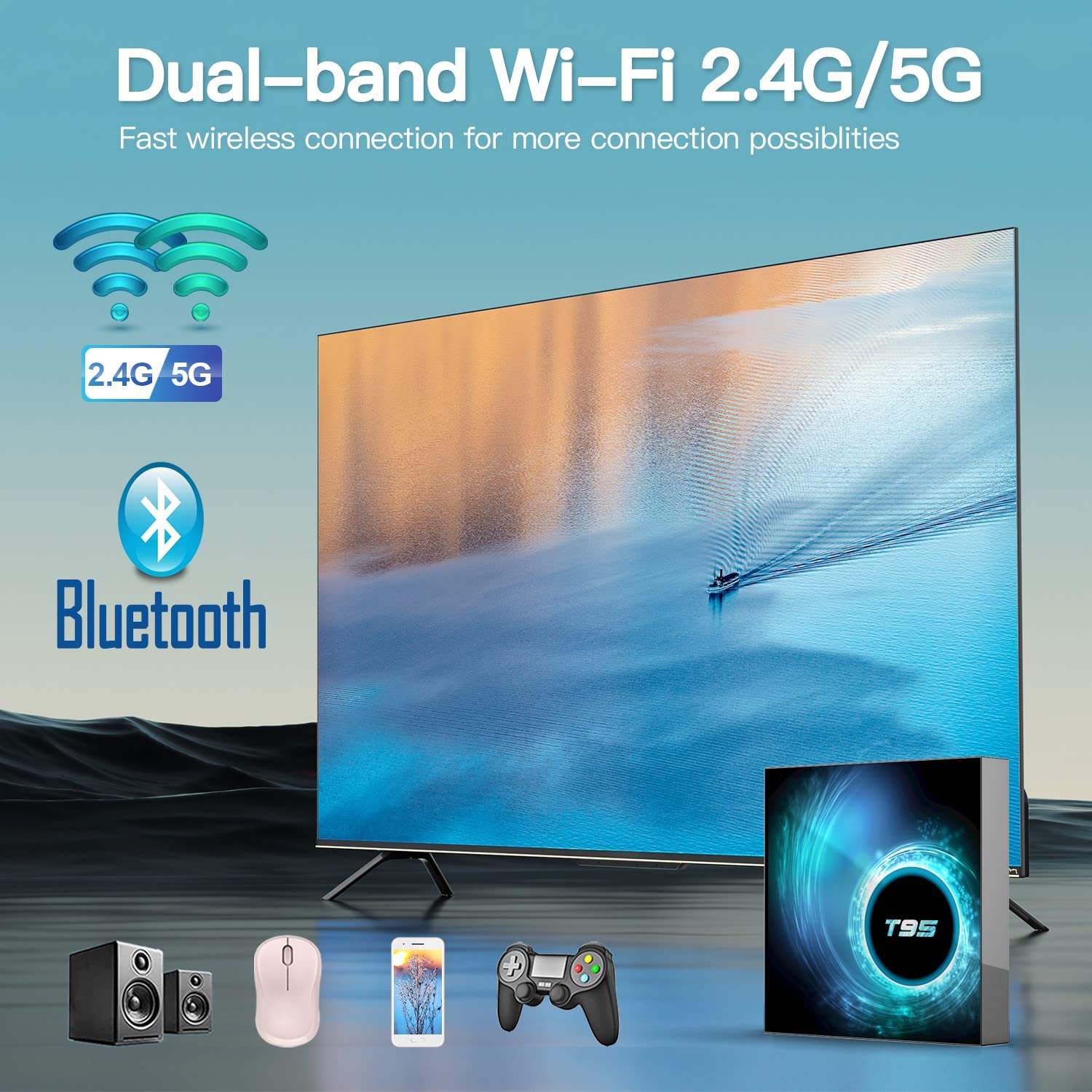 T95 Android 16 TV Box Allwinne - Home Cinema Media Player recensione e prezzo