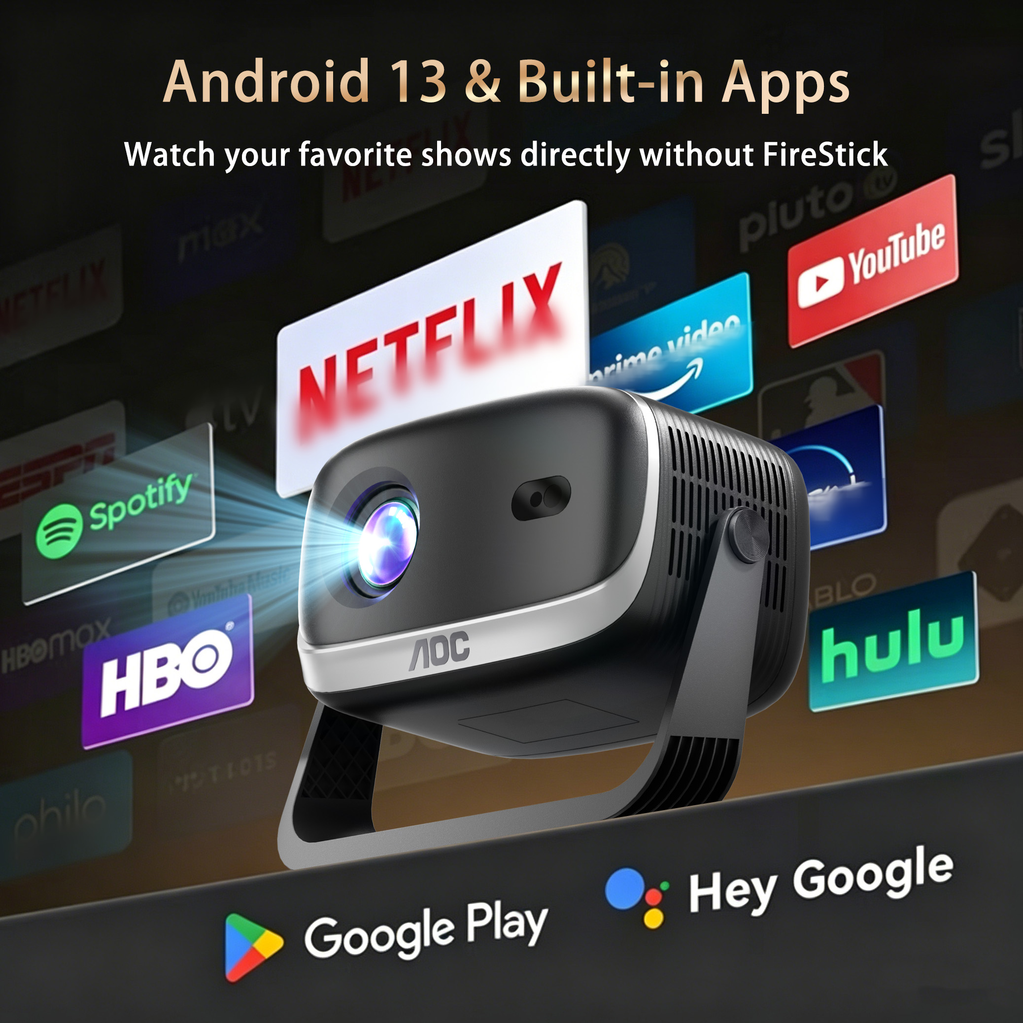 AOC Portable HD Smart Projecto - Home Cinema Gaming recensione e prezzo