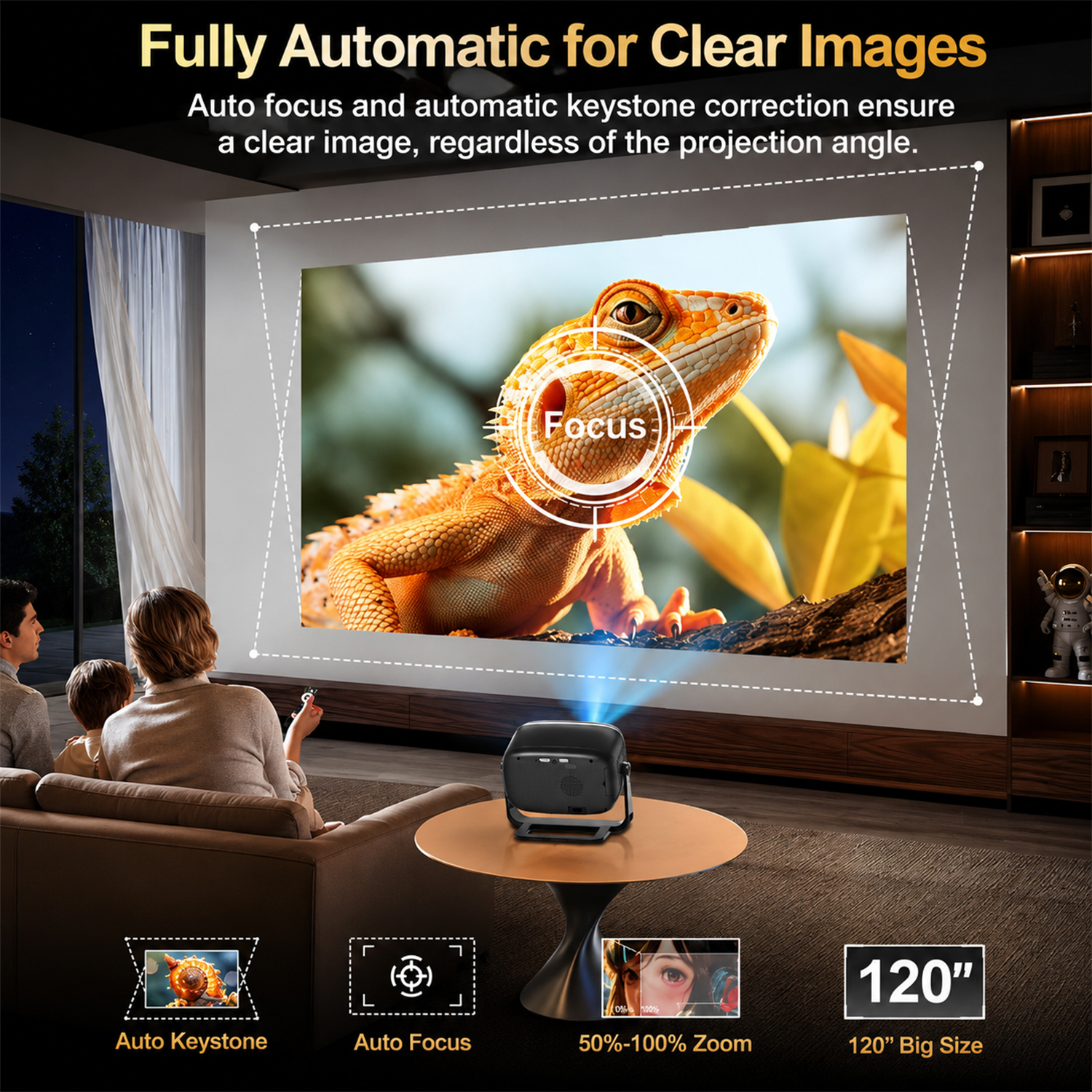 AOC Portable HD Smart Projecto - Home Cinema Gaming recensione e prezzo