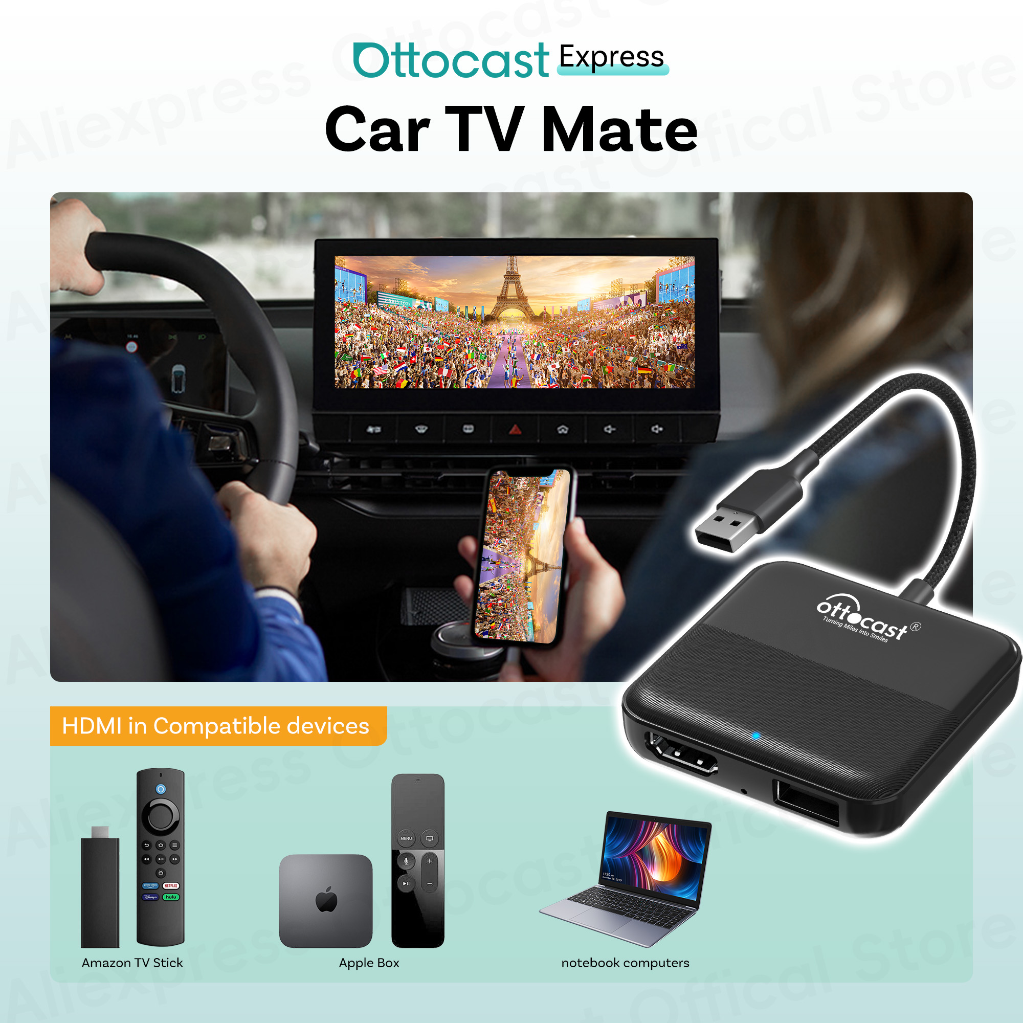 OTTOCAST Express Wireless CarP - Smart Tv Stick recensione e prezzo