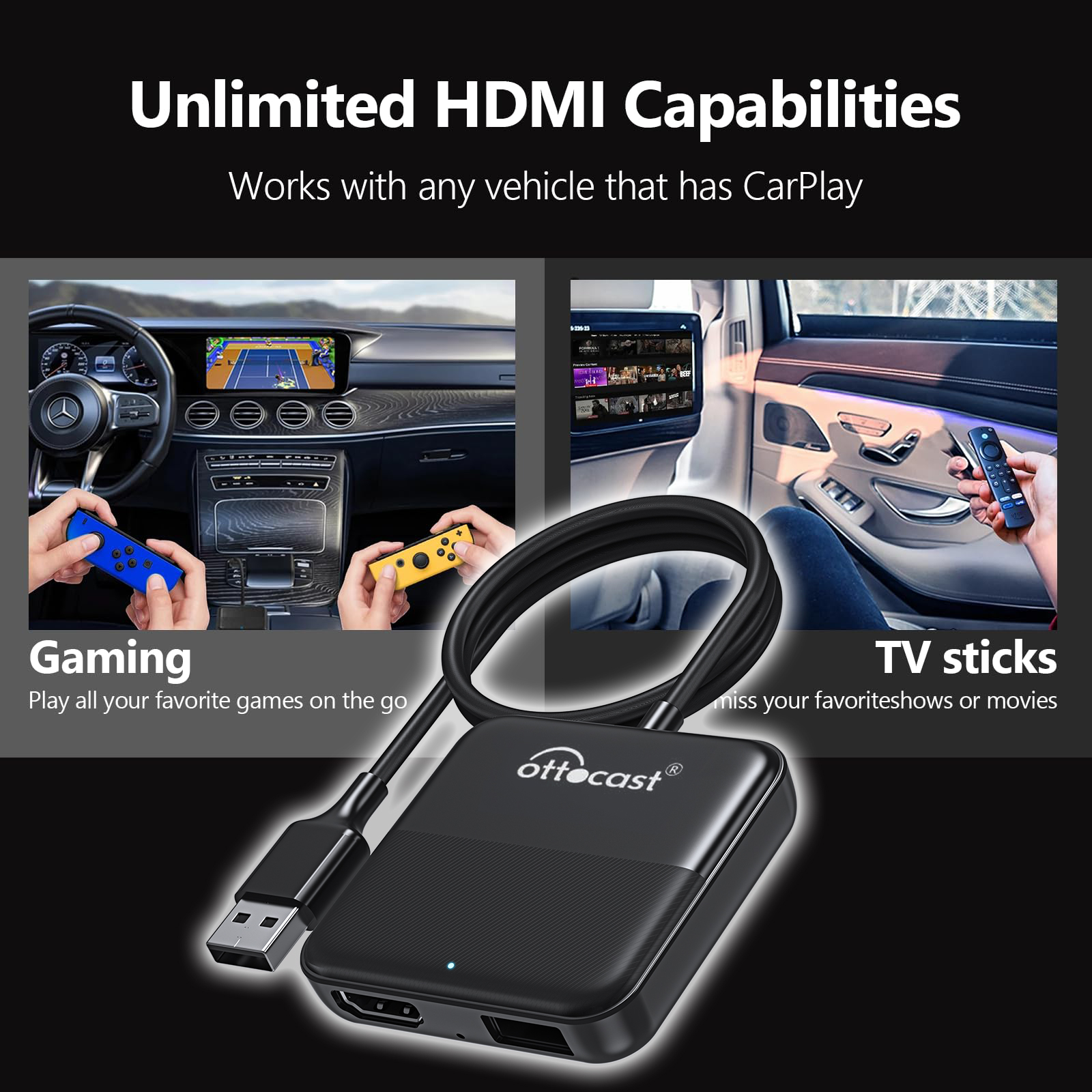 OTTOCAST Express Wireless CarP - Smart Tv Stick recensione e prezzo