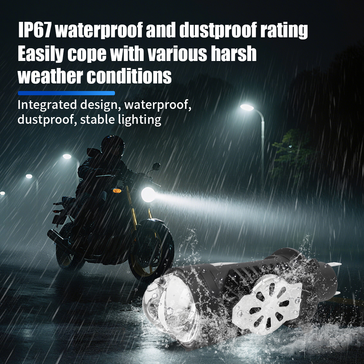 1/2pcs H4 LED Motorcycle Headl - Projector Lamp Replacement recensione e prezzo