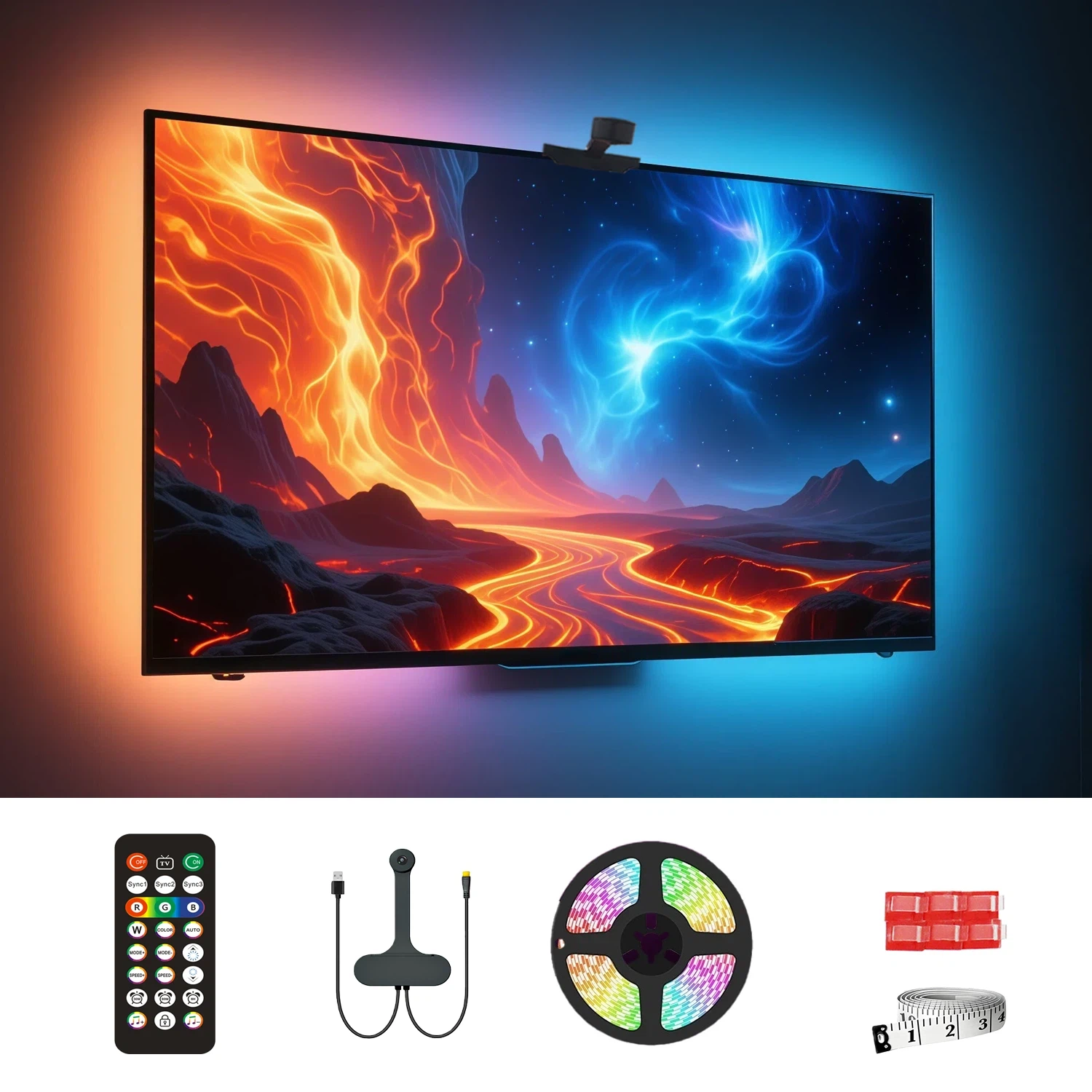 WACUAAO AI Sync LED TV Backlig - Home Cinema Gaming recensione e prezzo