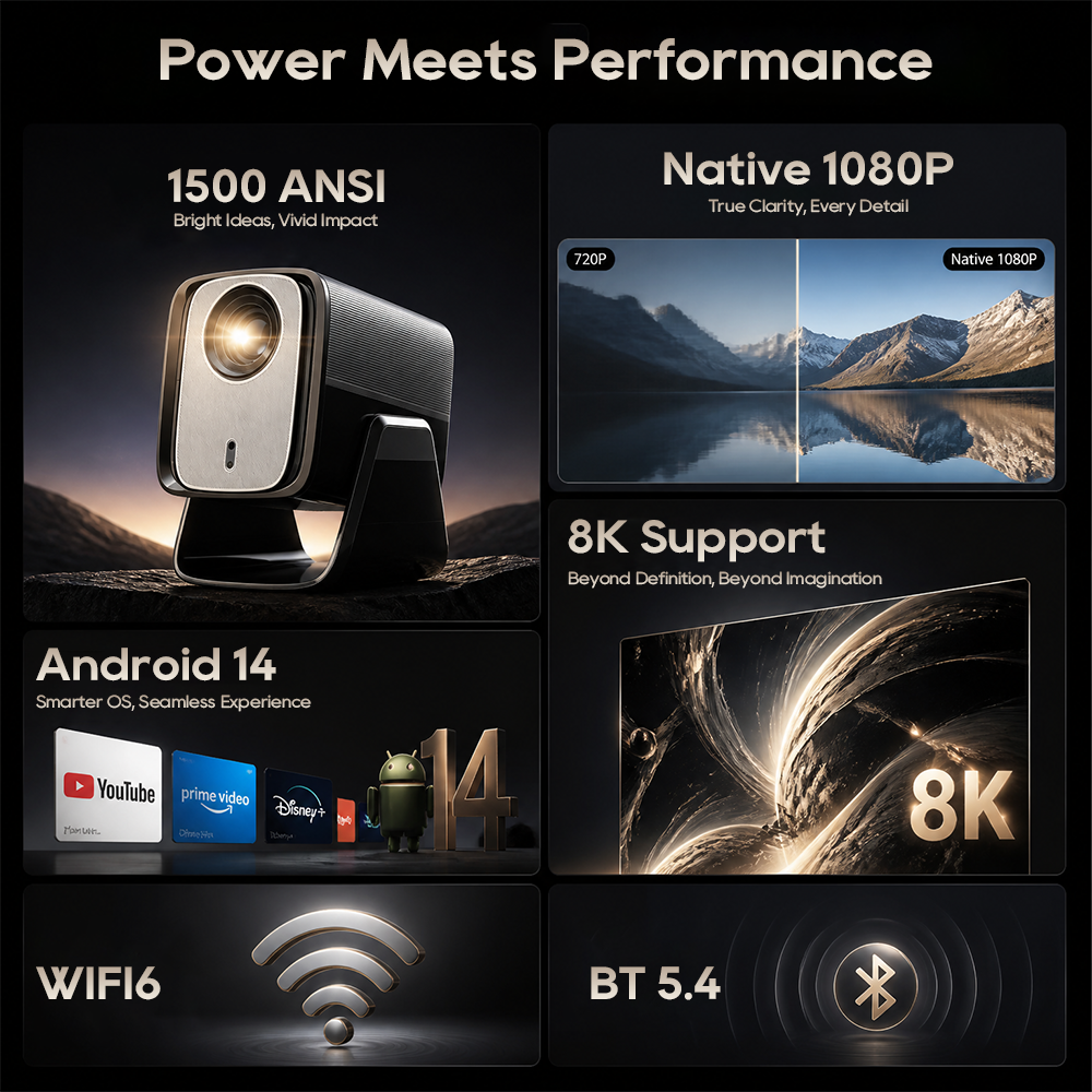 LYNCast Smart Projector with W - Home Cinema Gaming recensione e prezzo