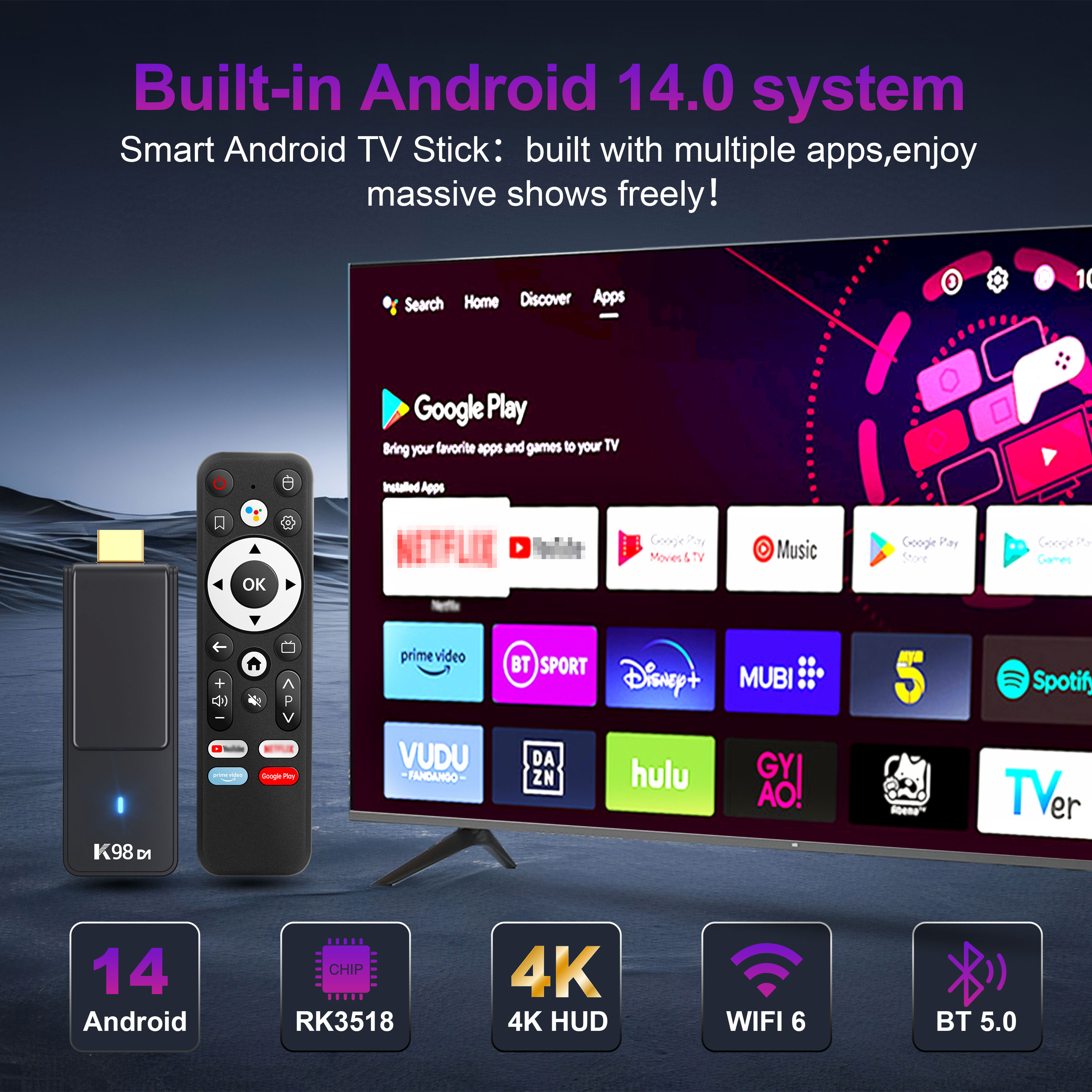 Android TV Stick K981D Android - Home Cinema Media Player recensione e prezzo