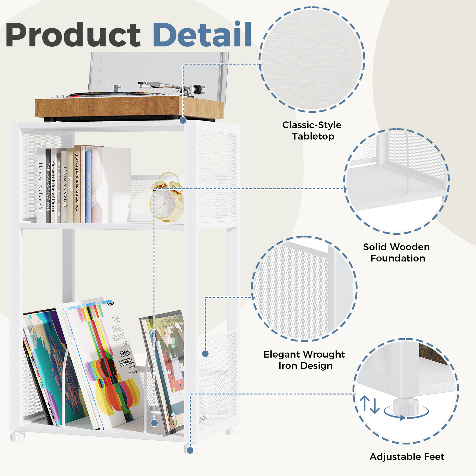 JHK 3-Tier Metal AV Media Stan - Home Cinema Media Player recensione e prezzo