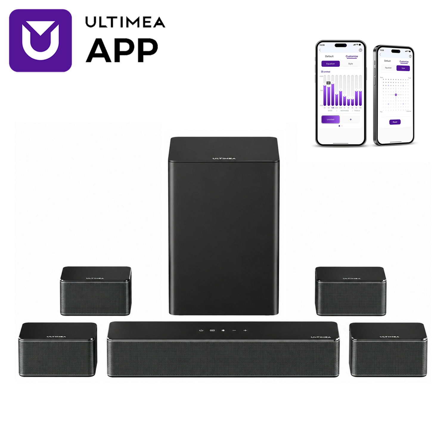 ULTIMEA 7.1 Surround Sound Sys - Home Cinema Dolby Atmos recensione e prezzo