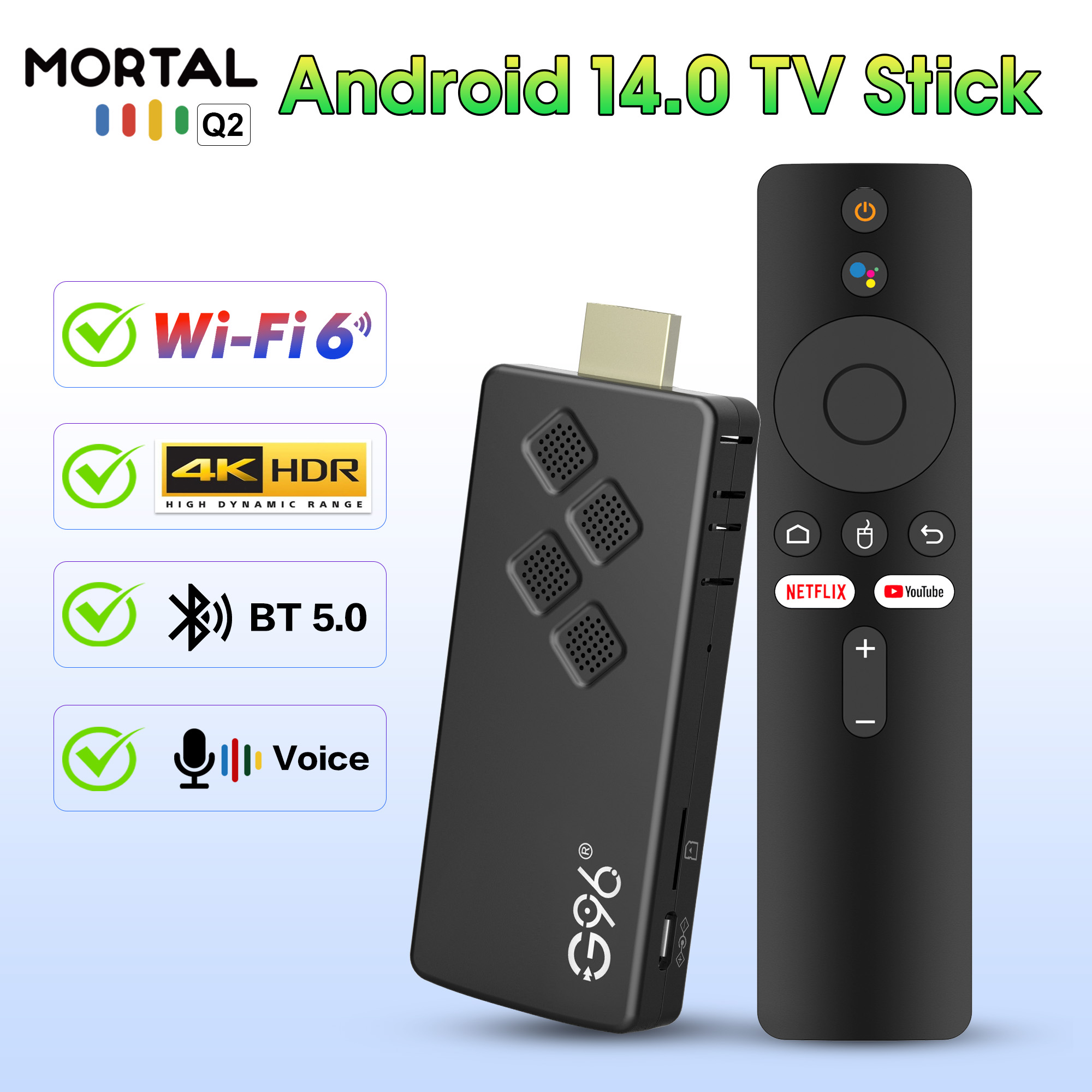 Q2 New Smart TV Stick High-per - 4K Media Player recensione e prezzo